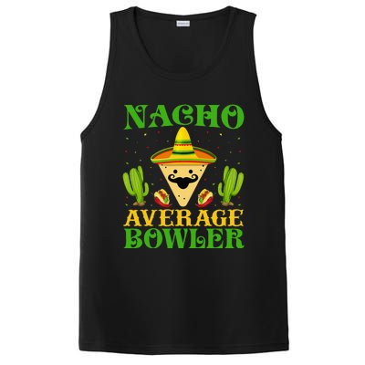 Nacho Average Bowler Mexican Cinco De Mayo PosiCharge Competitor Tank