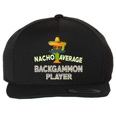 Nacho Average Backgammon Player Wool Snapback Cap