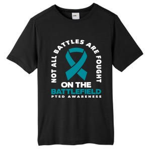 Not All Battles Ptsd Fighter Ptsd Awareness Gift Tall Fusion ChromaSoft Performance T-Shirt