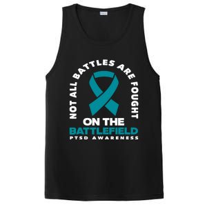 Not All Battles Ptsd Fighter Ptsd Awareness Gift PosiCharge Competitor Tank