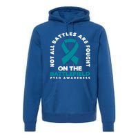 Not All Battles Ptsd Fighter Ptsd Awareness Gift Premium Hoodie