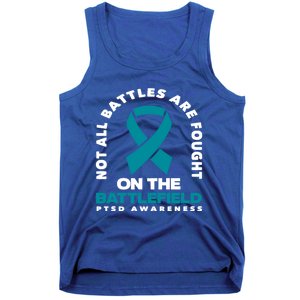 Not All Battles Ptsd Fighter Ptsd Awareness Gift Tank Top