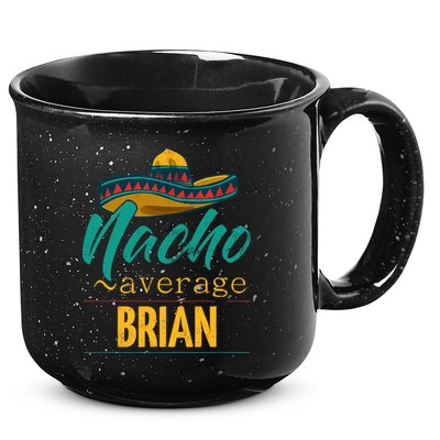 Nacho Average Brian Gift Funny Cinco De Mayo Sombrero 15oz Campfire Ceramic Mug