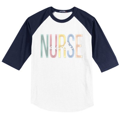 Nurse Aide Boho Nursing Aide Meaningful Gift Baseball Sleeve Shirt