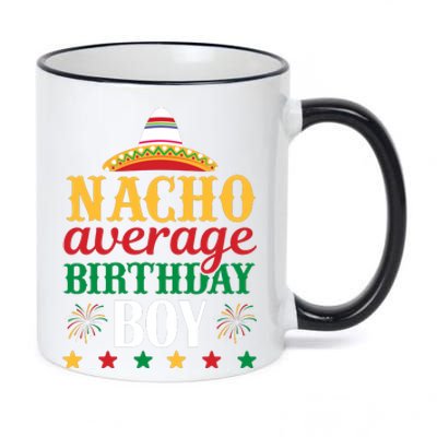 Nacho Average Birthday 11oz Black Color Changing Mug