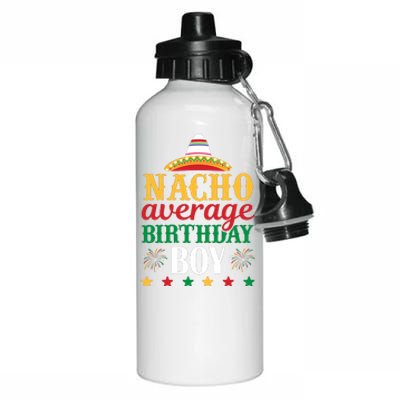 Nacho Average Birthday Aluminum Water Bottle 