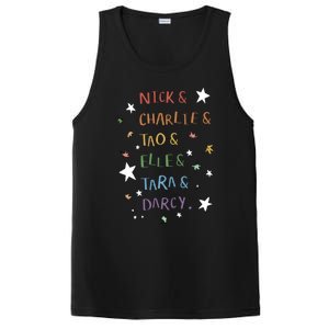 Nick And Charlie Tao And Elle And Darcy Nick And Charlie Cute Leaves PosiCharge Competitor Tank