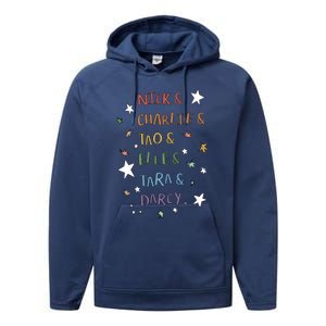 Nick And Charlie Tao And Elle And Darcy Nick And Charlie Cute Leaves Performance Fleece Hoodie