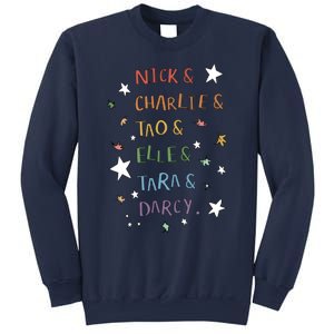 Nick And Charlie Tao And Elle And Darcy Nick And Charlie Cute Leaves Sweatshirt