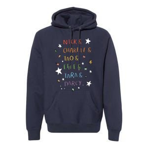 Nick And Charlie Tao And Elle And Darcy Nick And Charlie Cute Leaves Premium Hoodie