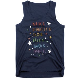 Nick And Charlie Tao And Elle And Darcy Nick And Charlie Cute Leaves Tank Top