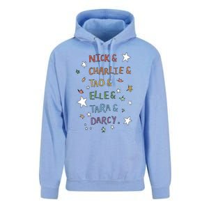 Nick And Charlie Tao And Elle And Darcy Nick And Charlie Cute Leaves Unisex Surf Hoodie