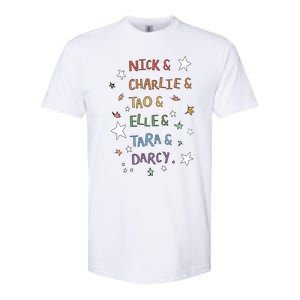 Nick And Charlie Tao And Elle And Darcy Nick And Charlie Cute Leaves Softstyle CVC T-Shirt