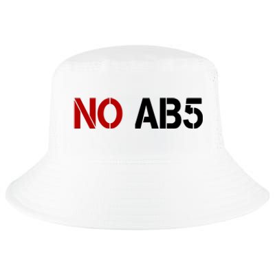 No AB5 California Truckers Protest Cool Comfort Performance Bucket Hat