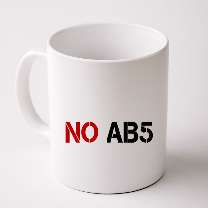 No AB5 California Truckers Protest Mug