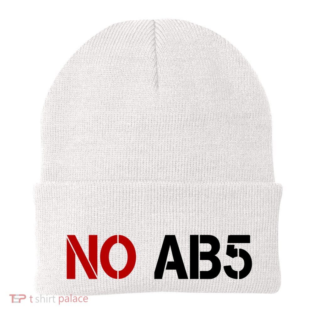 No AB5 California Truckers Protest Knit Cap Winter Beanie