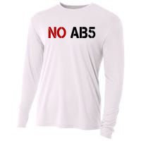 No AB5 California Truckers Protest Cooling Performance Long Sleeve Crew