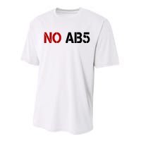 No AB5 California Truckers Protest Performance Sprint T-Shirt