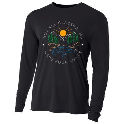 Not All Classrooms Have Four Walls Nature Cooling Performance Long Sleeve Crew