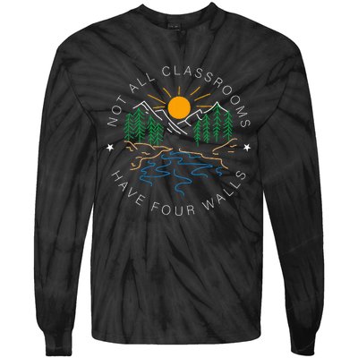 Not All Classrooms Have Four Walls Nature Tie-Dye Long Sleeve Shirt