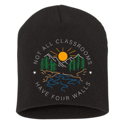 Not All Classrooms Have Four Walls Nature Short Acrylic Beanie