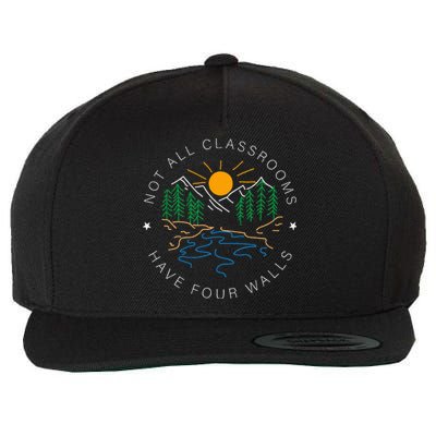 Not All Classrooms Have Four Walls Nature Wool Snapback Cap