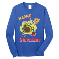 Nachogiftvalentine Avocado Cupid Nacho Chip Salsa Food Lover Gift Long Sleeve Shirt