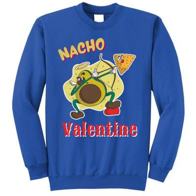 Nachogiftvalentine Avocado Cupid Nacho Chip Salsa Food Lover Gift Sweatshirt