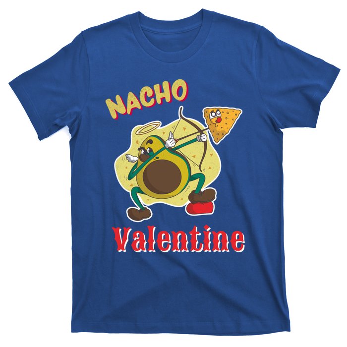 Nachogiftvalentine Avocado Cupid Nacho Chip Salsa Food Lover Gift T-Shirt