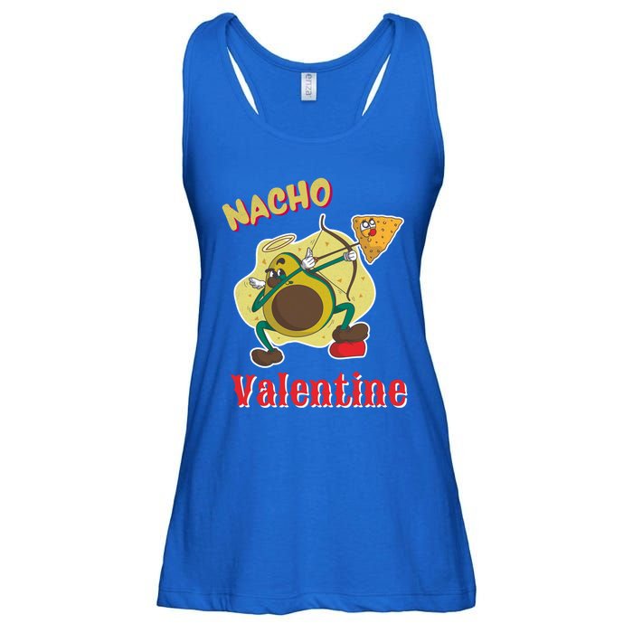 Nachogiftvalentine Avocado Cupid Nacho Chip Salsa Food Lover Gift Ladies Essential Flowy Tank