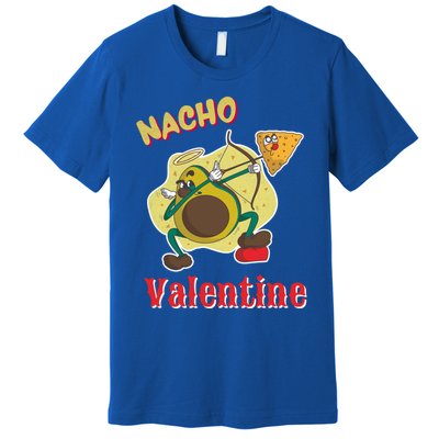 Nachogiftvalentine Avocado Cupid Nacho Chip Salsa Food Lover Gift Premium T-Shirt