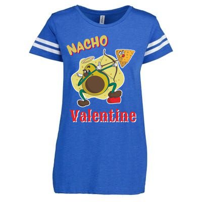 Nachogiftvalentine Avocado Cupid Nacho Chip Salsa Food Lover Gift Enza Ladies Jersey Football T-Shirt