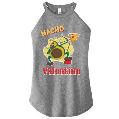 Nachogiftvalentine Avocado Cupid Nacho Chip Salsa Food Lover Gift Women’s Perfect Tri Rocker Tank