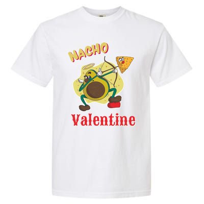 Nachogiftvalentine Avocado Cupid Nacho Chip Salsa Food Lover Gift Garment-Dyed Heavyweight T-Shirt