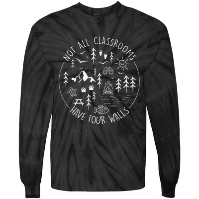 Not All Classrooms Have Four Walls Tie-Dye Long Sleeve Shirt