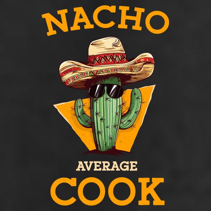 Nacho Average Cook Funny Mexican Chef Joke Cindo De Mayo Adult Drive Performance Visor