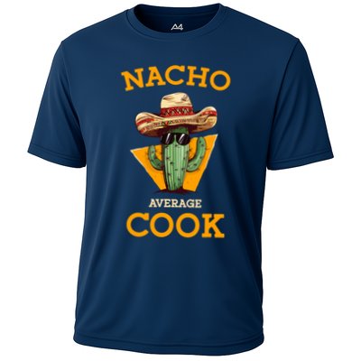 Nacho Average Cook Funny Mexican Chef Joke Cindo De Mayo Performance Shirt