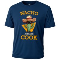 Nacho Average Cook Funny Mexican Chef Joke Cindo De Mayo Cooling Performance Crew T-Shirt