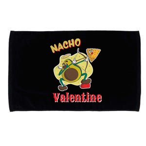 Nachogiftvalentine Avocado Cupid Nacho Chip Salsa Food Lover Gift Microfiber Hand Towel