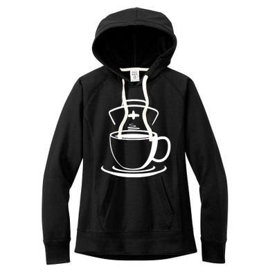 Nurse And Coffee For Nurses Who Love Coffee Cool Gift Women's Fleece Hoodie