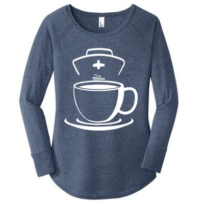 Nurse And Coffee For Nurses Who Love Coffee Cool Gift Women's Perfect Tri Tunic Long Sleeve Shirt