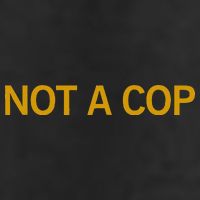 Not A Cop Funny Police Adult Drive Performance Visor