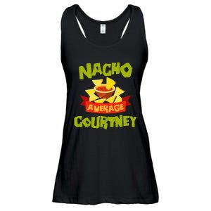 NACHO AVERAGE COURTNEY Funny Birthday Personalized Name Gift Ladies Essential Flowy Tank