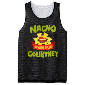 NACHO AVERAGE COURTNEY Funny Birthday Personalized Name Gift Mesh Reversible Basketball Jersey Tank