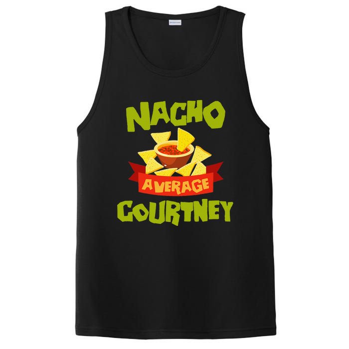 NACHO AVERAGE COURTNEY Funny Birthday Personalized Name Gift PosiCharge Competitor Tank