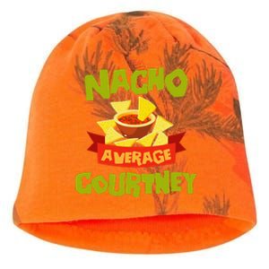 NACHO AVERAGE COURTNEY Funny Birthday Personalized Name Gift Kati - Camo Knit Beanie