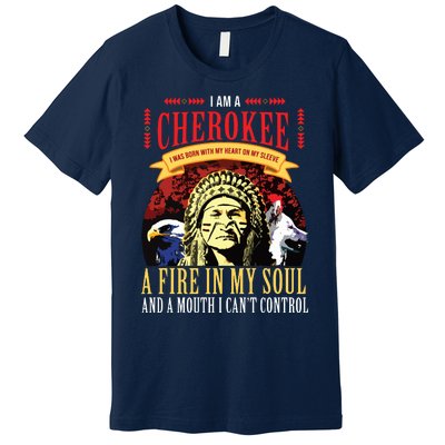 Native American Cherokee Indigenous Peoples Day Premium T-Shirt