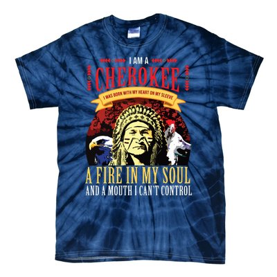 Native American Cherokee Indigenous Peoples Day Tie-Dye T-Shirt