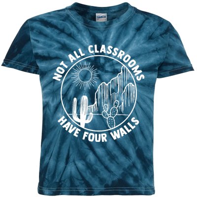 Not All Classrooms Have Four Walls Kids Tie-Dye T-Shirt