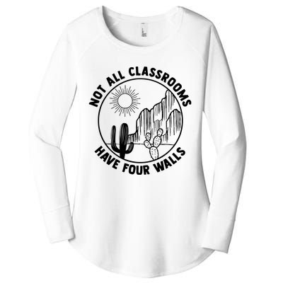 Not All Classrooms Have Four Walls Women's Perfect Tri Tunic Long Sleeve Shirt